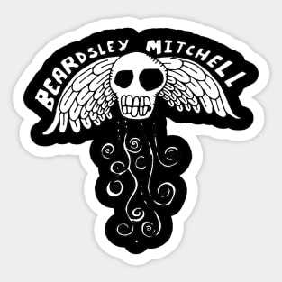 DeathsHead BeardsleyMitchell Sticker